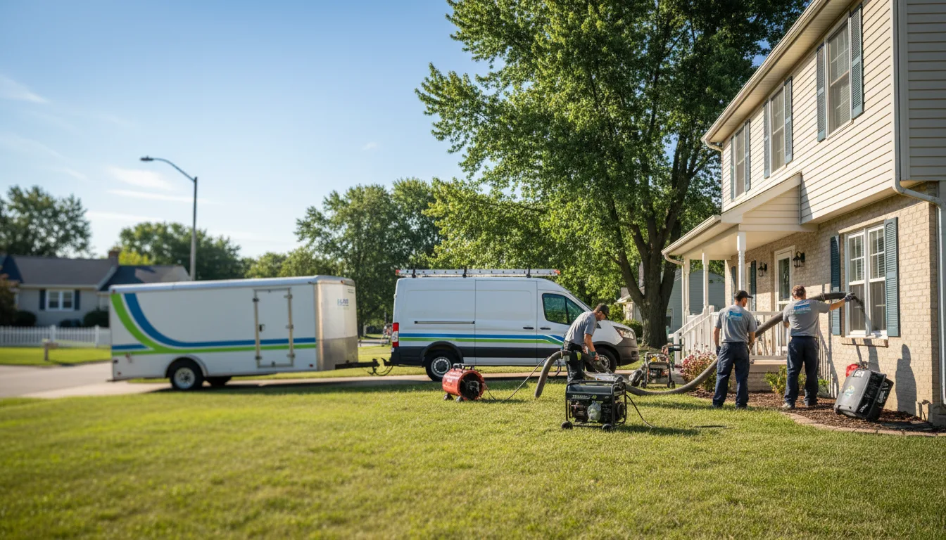 Flooded Basement Restoration And Cleanup With Repair in Ligonier, IN near me